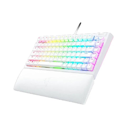 Razer BlackWidow V4 75 Percent White Mechanical Gaming Keyboard (White)