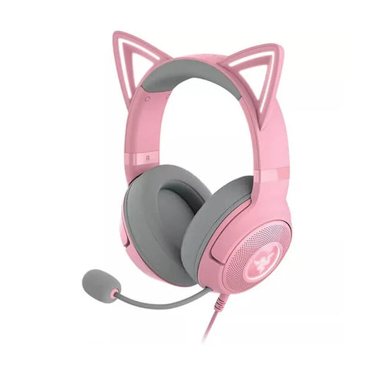 RAZER kraken Kitty V2 RGB Wireless 7.1 Surround Gaming Headphones ( Quartz ) ( PC / PS5 / Xbox )