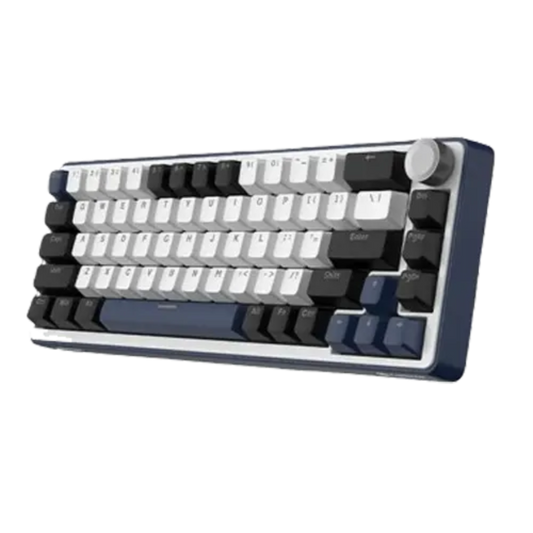 KARNAGE Sentinel 65% Wired Mechanical RGB Wireless Gaming Keyboard ( White / Blue ) ( Red Switches ) ( EVM-WDK-513-WB )