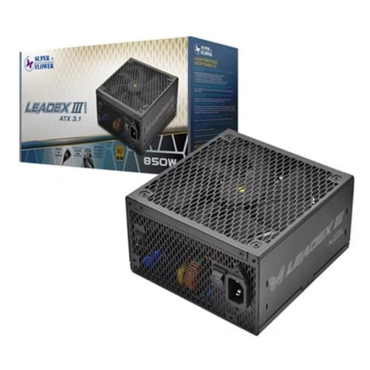 SUPER Flower Leadex III 850W 80+ Gold ATX 3.1 Fully Modular Power Supply