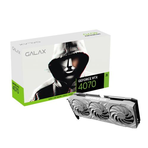 GALAX GeForce RTX 4070 1-Click OC White 3X 12GB Nvidia Graphic Card