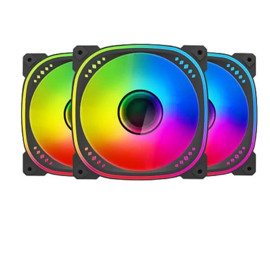 ANT ESPORTS  Spectraflow ARGB Black Cabinet Fan (Triple Pack)