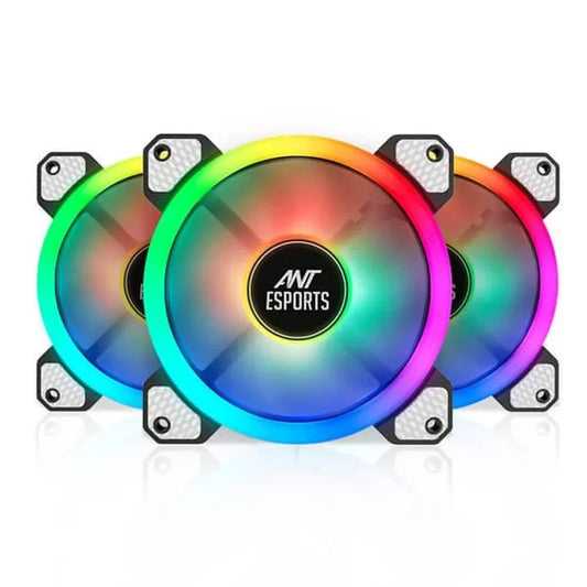 ANT ESPORTS Superflow 120 ARGB Kit Cabinet Fans ( Triple Pack )