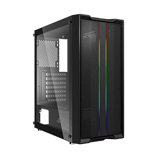 ANT ESPORTS SX3 Mesh ARGB EATX Mid Tower Cabinet (Black)