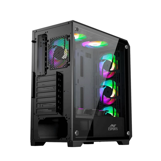 ANT ESPORTS SX5 ARGB ATX Mid Tower Cabinet (Black)