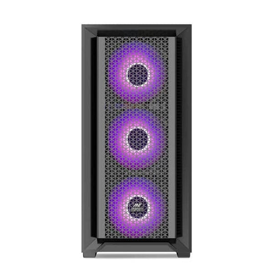 ANT ESPORTS SX7 ARGB ATX Mid Tower Cabinet (Black)