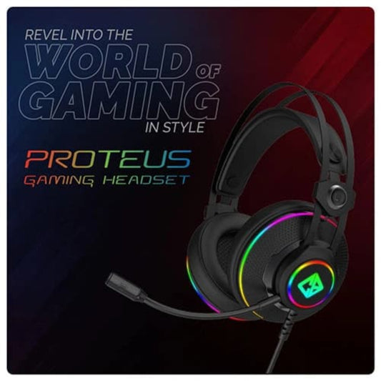COSMIC BYTE Proteus RGB Wired 7.1 Surround Gaming Headphone with MIc ( Black )