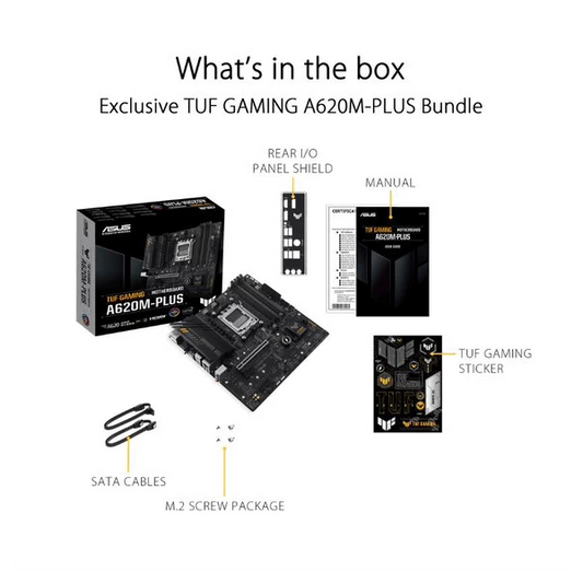 Asus TUF Gaming A620M Plus Motherboard