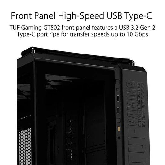 ASUS TUF Gaming GT502 ATX Mid Tower Cabinet (Black)