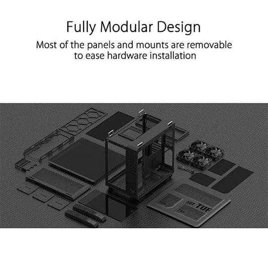 ASUS TUF Gaming GT502 ATX Mid Tower Cabinet (Black)