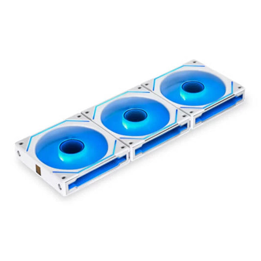 LIAN LI UNI SL Infinity 120 120mm ARGB Cabinet Fan (White) (Triple Pack)