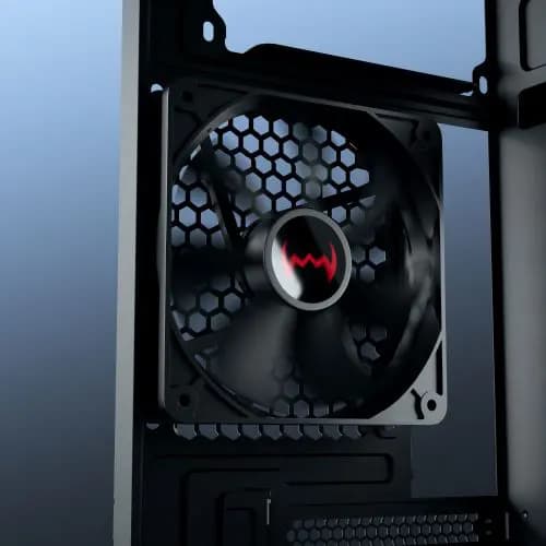 DAWG V 210 ATX Mid Tower Cabinet (Black)