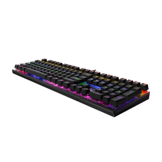 RAPOO V700 RGB Mechanical Wired Full Size Gaming Keyboard ( Black ) ( Clicky Blue Mechanical Switch )