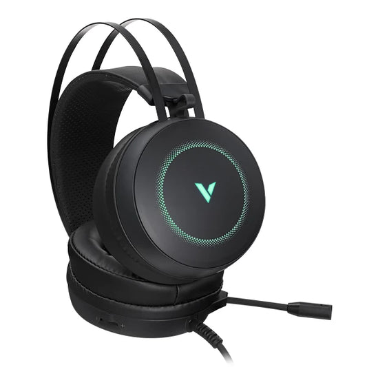 RAPOO VH160 RGB USB Wired 7.1 Surround Gaming Headphone ( Black ) ( PC )