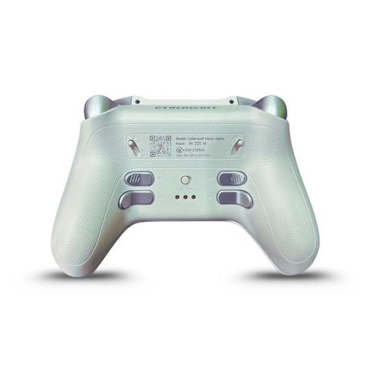 CYBERWOLF Vision Alpha Wireless Controller ( White ) ( With Display )