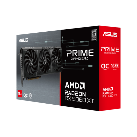 ASUS Prime Radeon RX 9060 XT OC 16GB AMD Graphic Card