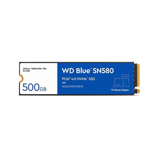 WESTERN DIGITAL Blue SN580 500GB M.2 Gen 4 NVMe Gen4 Internal SSD