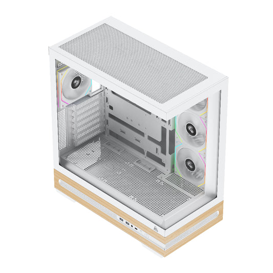 TAG Gamerz Stellar Prime ARGB EATX Mid Tower Cabinet (White)