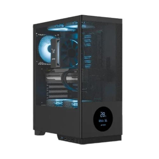ANT ESPORTS X2 LCD ARGB ATX Mid Tower Cabinet (Black)