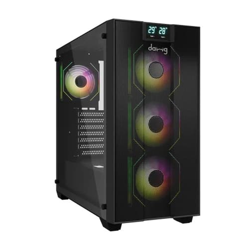 DAWG X 678 ARGB ATX Mid Tower Cabinet ( Black )