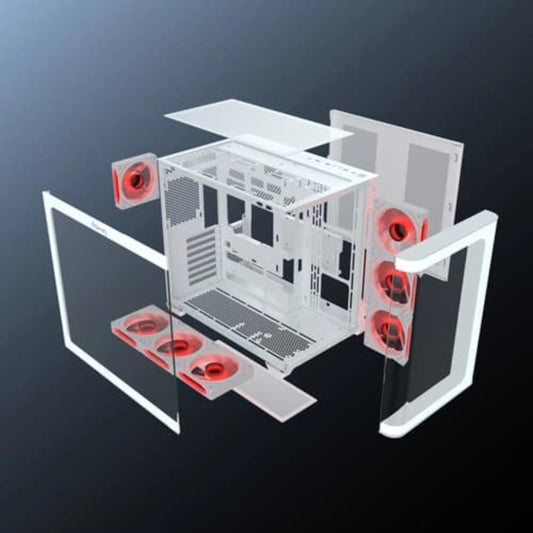 DAWG Y 820 ARGB ATX Mid Tower Cabinet (White)