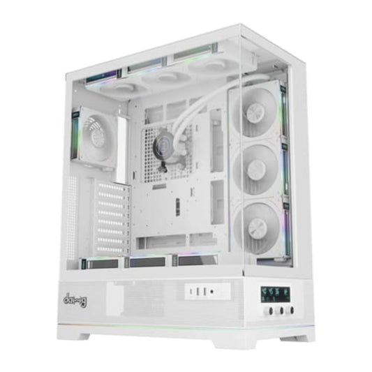 DAWG Y 990 ARGB EATX Mid Tower Cabinet (White)