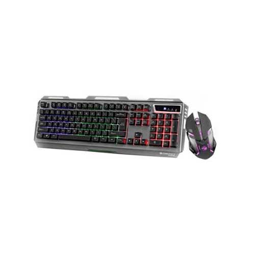 ZEBRONICS Full Size Membrane Switch Wired Gaming Keyboard ( Black )