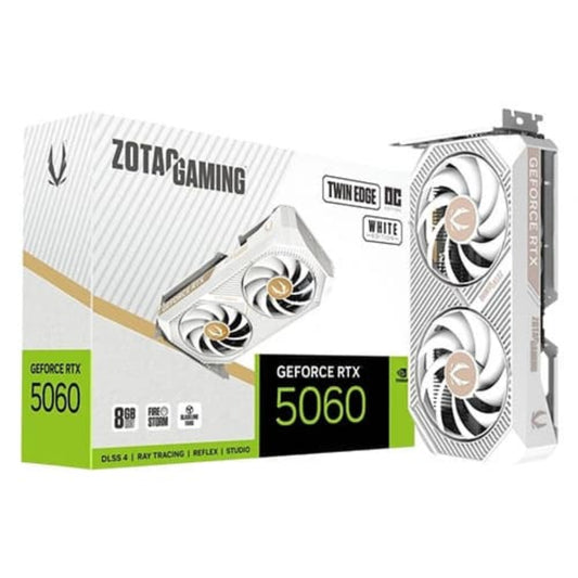 ZOTAC Gaming GeForce RTX 5060 Twin Edge OC White 8GB NVIDIA Graphic Card