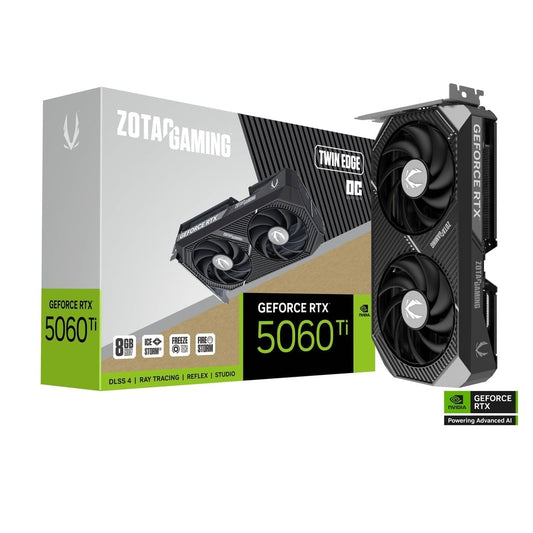 ZOTAC Gaming GeForce RTX 5060 Ti Twin Edge OC 8GB Nvidia Graphic Card
