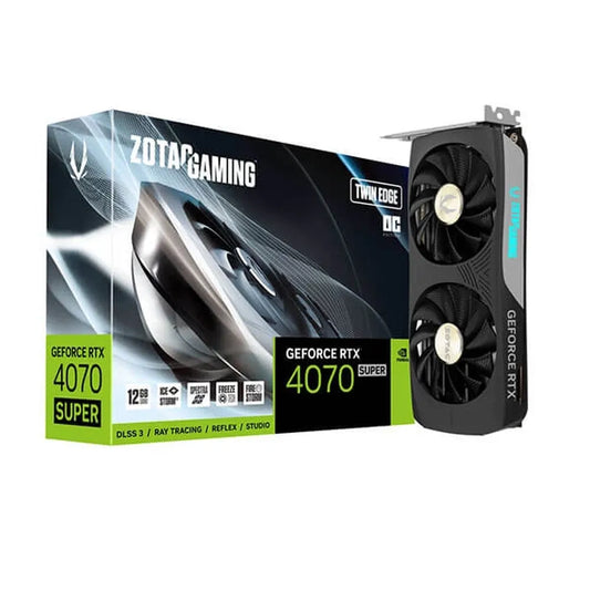 Zotac GeForce RTX 4070 SUPER Twin Edge OC 12GB GDDR6X Graphic Card