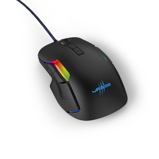 HAMA 186055 Reaper 600 Wired Ambidextrous Gaming Mouse ( 3200DPI / 8 Macro Buttons ) ( Black )