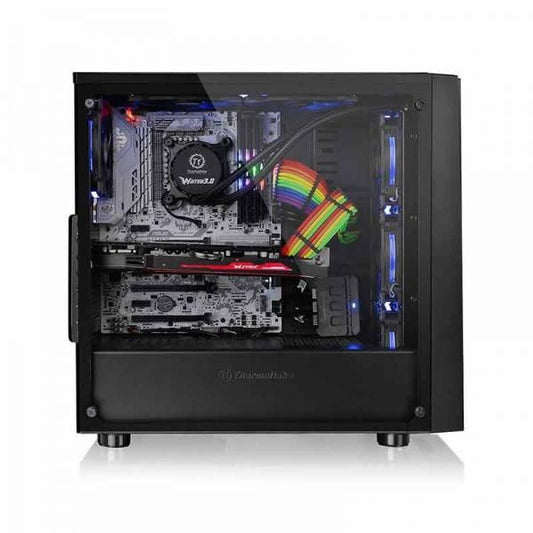 Thermaltake Versa J21 (ATX) TG Mid Tower Cabinet (Black)