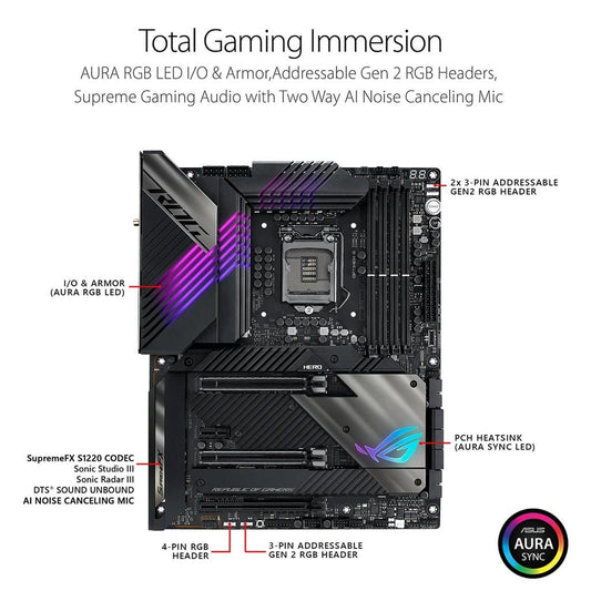 ASUS Z590 Maximus XIII Hero WiFi Motherboard