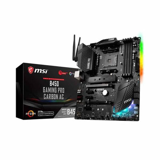MSI B450 Gaming Pro Carbon AC Wifi DDR4 AMD Motheboard