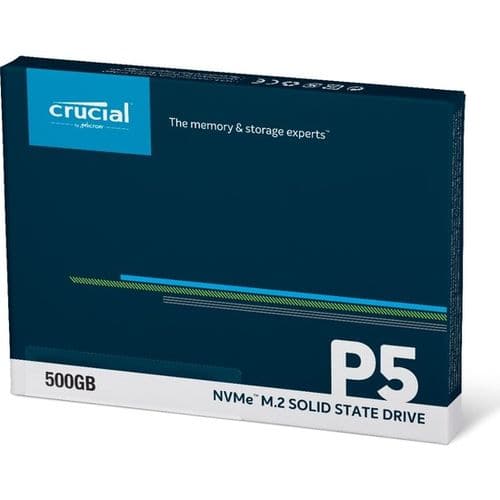 Crucial P5 500GB 3D NAND M.2 NVMe SSD