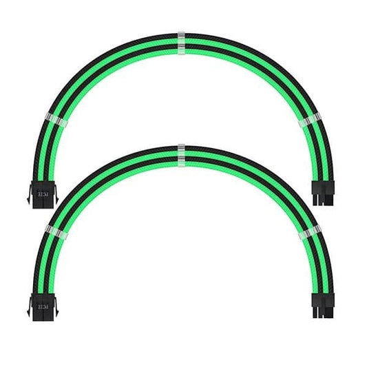 Ant Esports Black and Green Cable set 3combs 30cm 16AWG