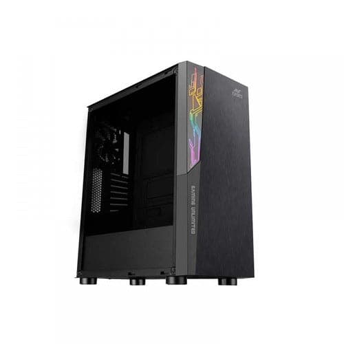 ANT ESPORTS ICE-120AG RGB ATX Mid Tower Cabinet (Black)