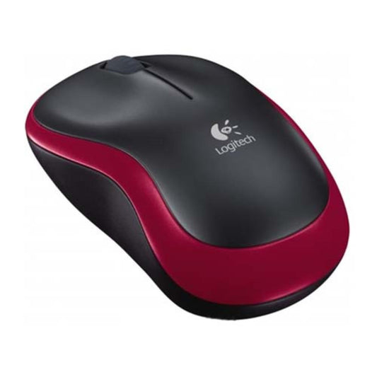 Logitech M185 Wireless Mouse (Red)