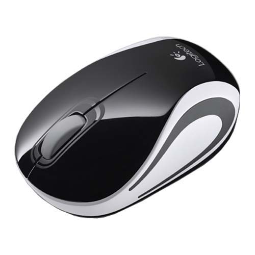 Logitech M187 Wireless Mini Mouse (Black)