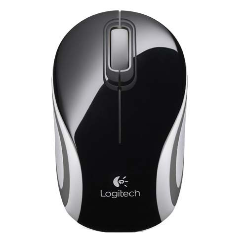 Logitech M187 Wireless Mini Mouse (Black)