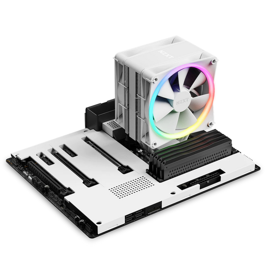 NZXT T120 RGB 120mm PWM RGB CPU Air Cooler (White)