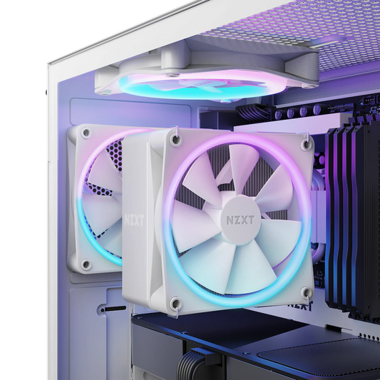 NZXT T120 RGB 120mm PWM RGB CPU Air Cooler (White)