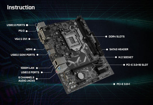 GALAX B365M Motherboard