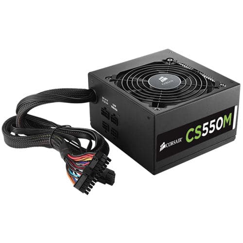 Corsair CS550M 80 Plus Gold Semi Modular PSU (550W)