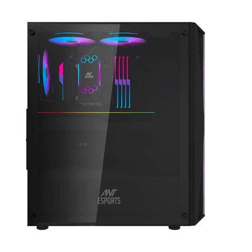 ANT ESPORTS 220 Air ARGB ATX Mid Tower Cabinet (Black)