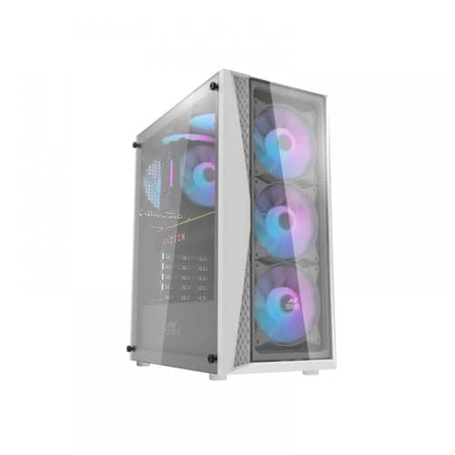ANT ESPORTS 220 Air ARGB ATX Mid Tower Cabinet (White)