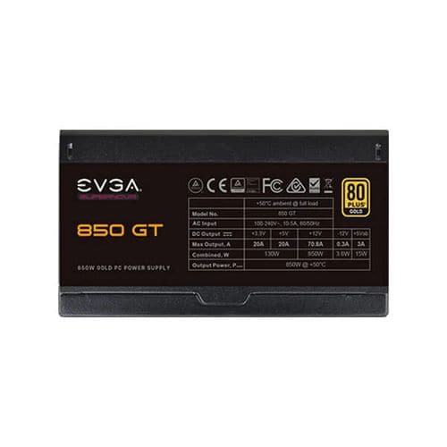 EVGA SuperNova 850 GT Gold Fully Modular PSU (850 Watt)