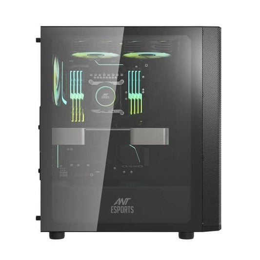 ANT ESPORTS 250 Air ARGB ATX Mid Tower Cabinet (Black)