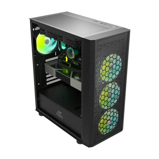 ANT ESPORTS 250 Air ARGB ATX Mid Tower Cabinet (Black)