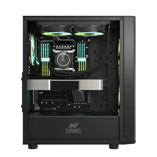 ANT ESPORTS 250 Air ARGB ATX Mid Tower Cabinet (Black)